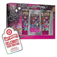 Women's Ed Hardy Hearts & Daggers 3 Piece Gift Set Plus Free