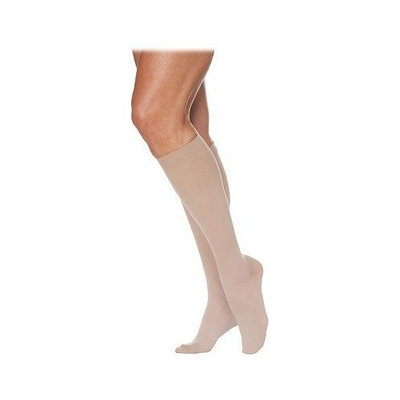 Sigvaris 780 EverSheer 20-30 mmHg Women's Closed Toe Knee High Sock Size: S1, Color: Natural 33