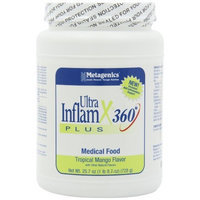 Metagenics UltraInflamX Plus 360 Supplement, Mango, 25.7 Ounce
