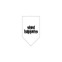 Ahi Shed Happens Screen Print Bandana White Large