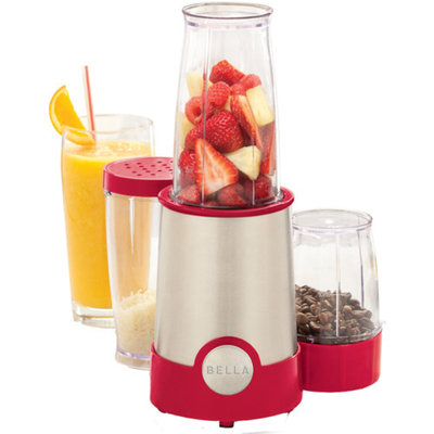 Bella 12-Piece Rocket Blender, Red