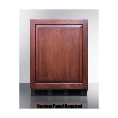 Summit FF6BBI7IF 5.5 Cu. Ft. Custom Panel Undercounter Built-In Compact Refrigerator