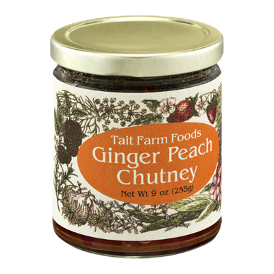 Tait Farm Foods Ginger Peach Chutney