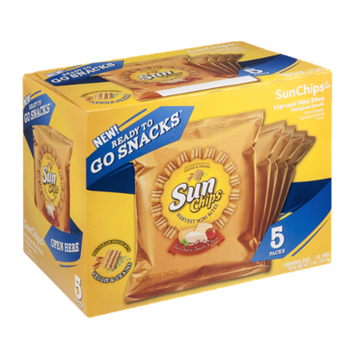 SunChips® Harvest Mini Bites Four Cheese Tomato & Herb