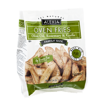 Alexia All Natural Family Size Olilve Oil, Rosemary & Garlic Oven Fries