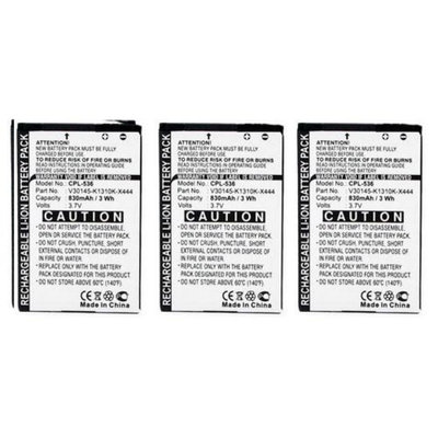 Battery for Siemens V30145-K1310K-X444 (3-Pack) V30145-K1310K-X444 Batteries 2-Pack for Siemens Phones