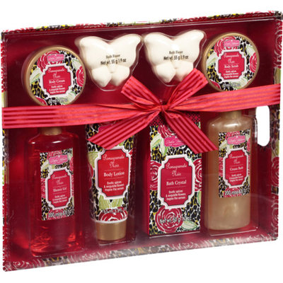 Aromanice Pomegranate Noir Bath Gift Set, 8 pc