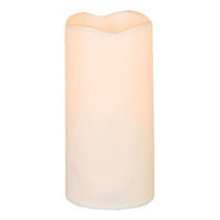 Gerson Company Gerson 42037 3x6 Wax Covered Plastic Candle - Pack of 6