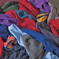 All Rags R251-50 Reclaimed Color Fleece 50 lbs.
