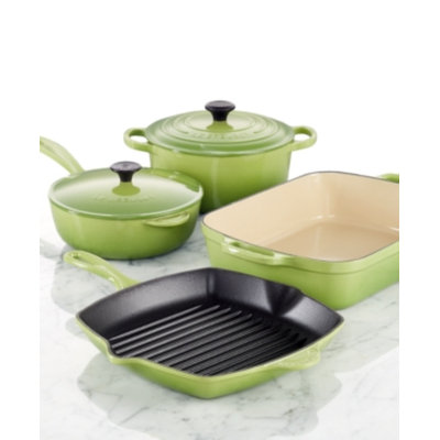 Le Creuset Signature 6-Piece Cookware Set Color: Palm