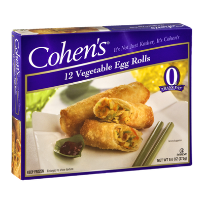 Cohen's Vegetable Egg Rolls - 12 CT