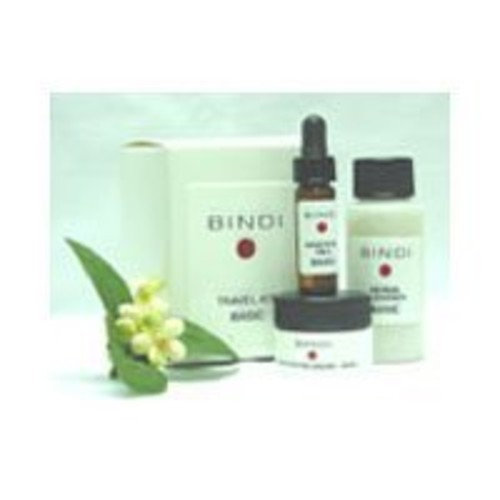 Bindi Trial Size Kit, Moisture Cream, Essential Oil And Herbal Facial Cleanser Powder - 3 Pc Kerstin Florian Clarifying Moor Mud Masque, 4.5 oz.