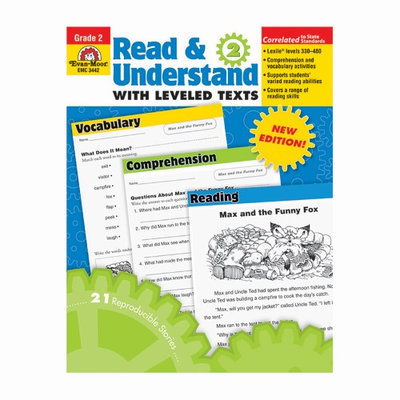 Evan-moor Educational Publishers Evan Moor Educational Publishers 3442 Read & Understand with Leveled Texts Grade 2