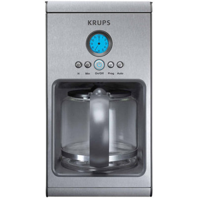 Krups KRUPS 10-Cup Prelude Coffeemaker, Silver