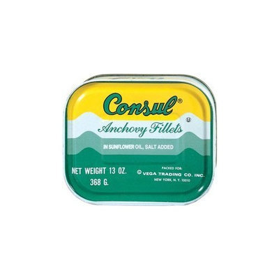 Consul Wild Caught Anchovy Fillets In Sunflower Oil