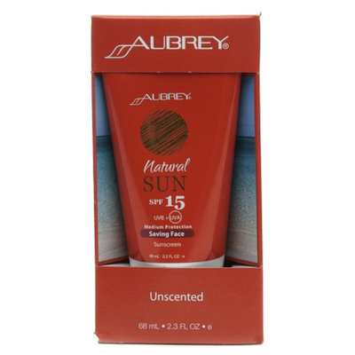 Aubrey Organics Natural Sun Saving Face Sunscreen SPF 15
