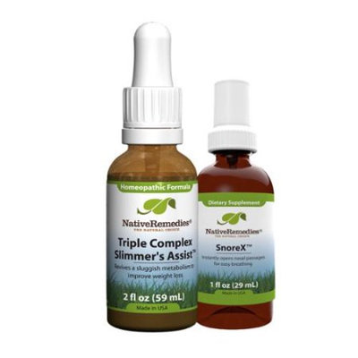 Native Remedies Native Remedies Snore Solution ComboPack - SnoreX + TC Slimmer's Assist
