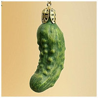 Roman Glass Pickle Christmas Tree Ornament