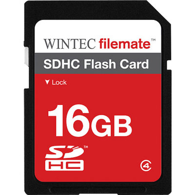 Wintec FileMate 16GB SDHC Secure Digital Flash Memory Card
