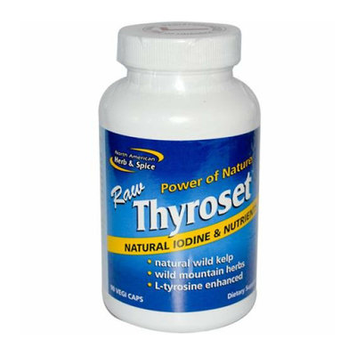 North American Hreb & Spice North American Herb and Spice Thyroset 90 Vegetarian Capsules