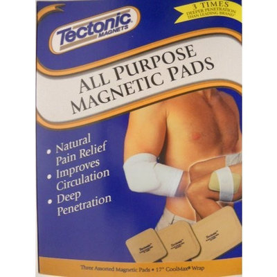 Tectonic Magnets All Purpose Magnetic Pads- 3 Pads per package