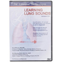 3M Littmann Educational CD, Learning Lung Sounds, 5110, (Pack of 1)