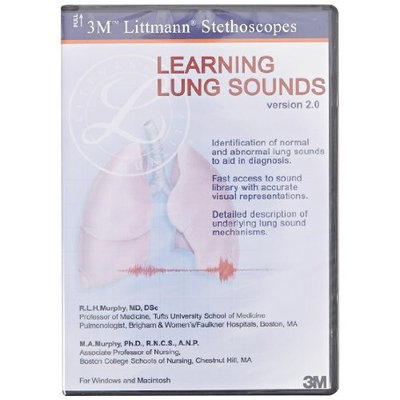 3M Littmann Educational CD, Learning Lung Sounds, 5110, (Pack of 1)