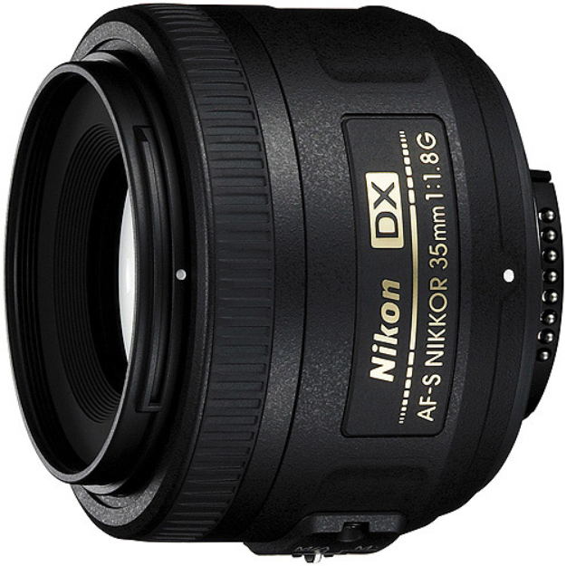 Nikon AF-S DX Nikkor 35mm f/1.8G Prime Lens - Black