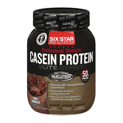 Six Star Pro Nutrition Casein Protein Triple Chocolate 1.5 lb