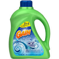 Gain With FreshLock Icy Fresh Fizz Liquid Detergent 52 Loads 100 Fl Oz