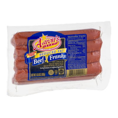Aaron's Best Beef Franks Reduced Fat