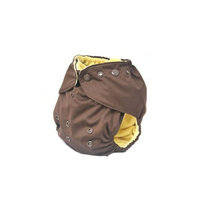 Kissaluvs Kissa's One Size All-In-One Diaper, Chocolate