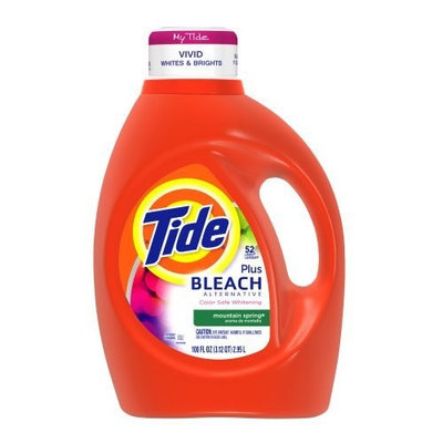 Tide Vivid White + Bright Mountain Spring Scent Liquid Laundry Detergent
