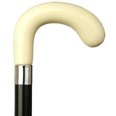 Harvy Men Golf Cane Black Maple Shaft, Ivory Handle -Affordable Gift! Item #HAR-9120538