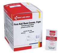 First Aid Only Burn Cream (Application: Burn Relief, Size: 0.9g, Box Package Type). Model: H343GR