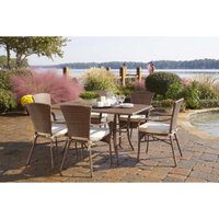 Panama Jack Key Biscanye 7-Piece Wicker Patio Rectangular Dining