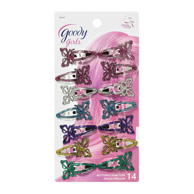 Hair Hints : Snap Clips Sparkle Butterflies