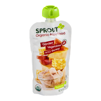 Sprout Organic Baby Food Garden Vegetables with Turkey
