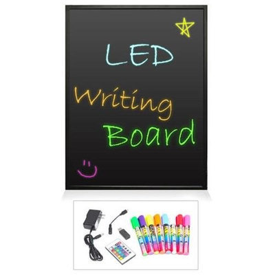 Pyle Audio Pyle Erasable Illuminated LED Writing Board w/ Remote Control and 8 Fluorescent Markers PLWB6090