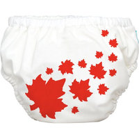 Winc Design Limited Charlie Banana Extraordinary Training Pants, Maple Leaf on White