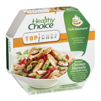 Healthy Choice Top Chef Inspired Cafe Steamers Roasted Chicken Marsala with Mushrooms
