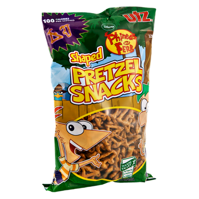 Utz Fineas And Ferb Shaped Pretzel Snacks