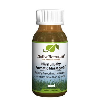 Native Remedies Blissful Baby Aromatic Massage Oil to Calm and Soothe Baby Through Massage, 30ml