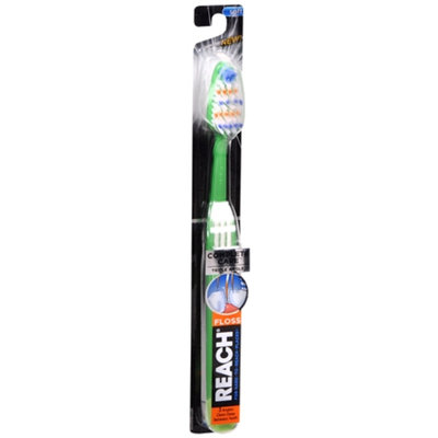 REACH® Complete Care Triple Angle Floss Soft Bristle Toothbrush