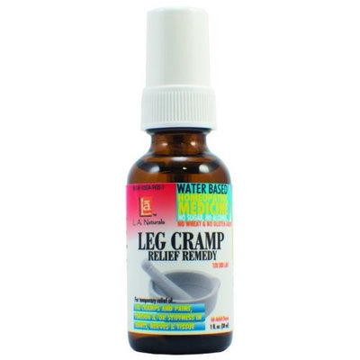 Leg Cramps Remedy LCQ w/Quinine, 1 oz, L.A. Naturals