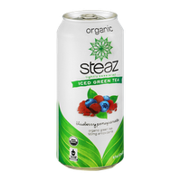 Steaz Iced Green Tea Organic Blueberry Pomegranate