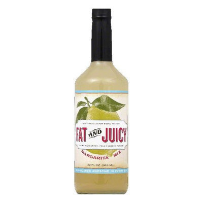 Fat & Juicy Fat and Juicy Margarita Mix, 32 fl oz, (Pack of 12)