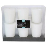 Pacific Trade Target Home Unscented White Wax Votive Candles 6-pk.