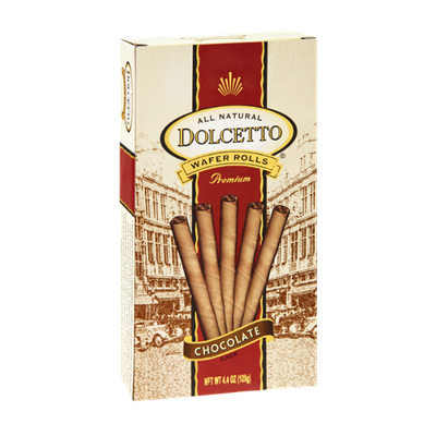 Dolcetto All Natural Premium Chocolate Wafter Rolls