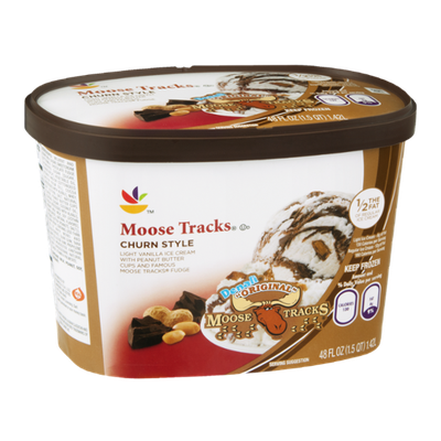 Ahold Ice Cream Moose Tracks Churn Style